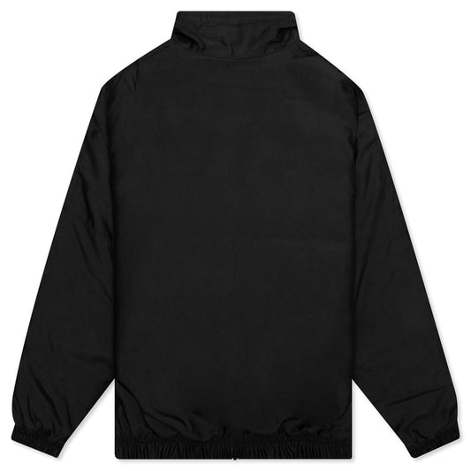 Solo Swoosh Satin Bomber Jacket - Black/Kumquat