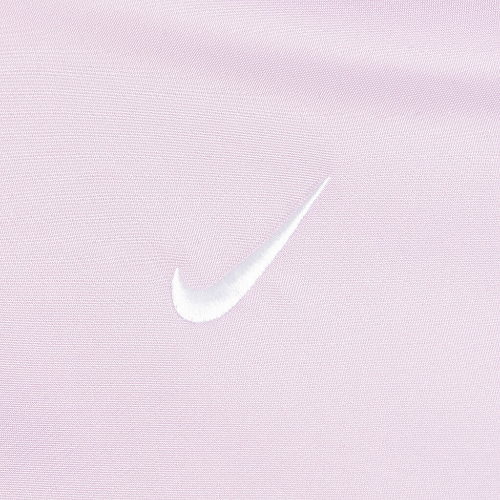 Solo Swoosh Satin Bomber Jacket - Doll/Black/White