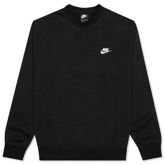 Sportswear Club Fleece Crew - Black/White