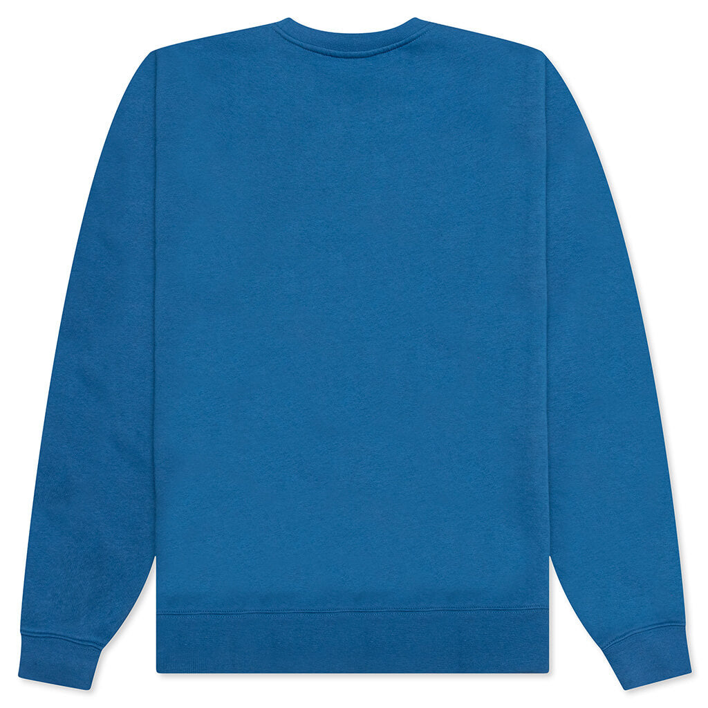 Sportswear Club Fleece Crew - Dark Marina Blue/White