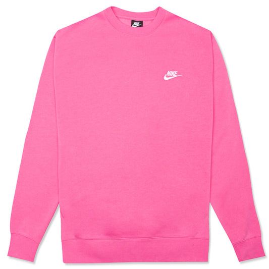 Sportswear Club Fleece Crew - Pinksicle/White