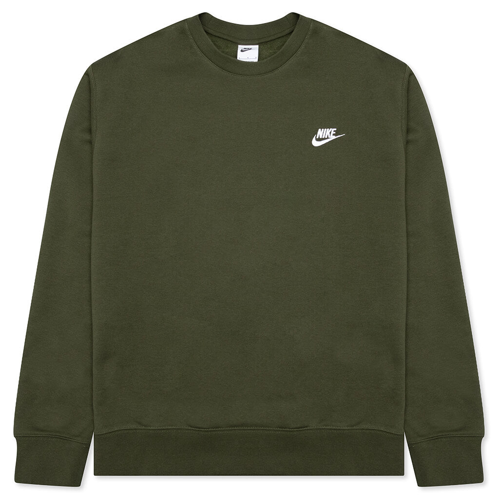 Sportswear Club Fleece Crew - Rough Green/White