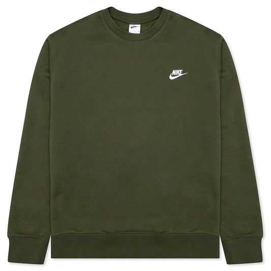 Sportswear Club Fleece Crew - Rough Green/White