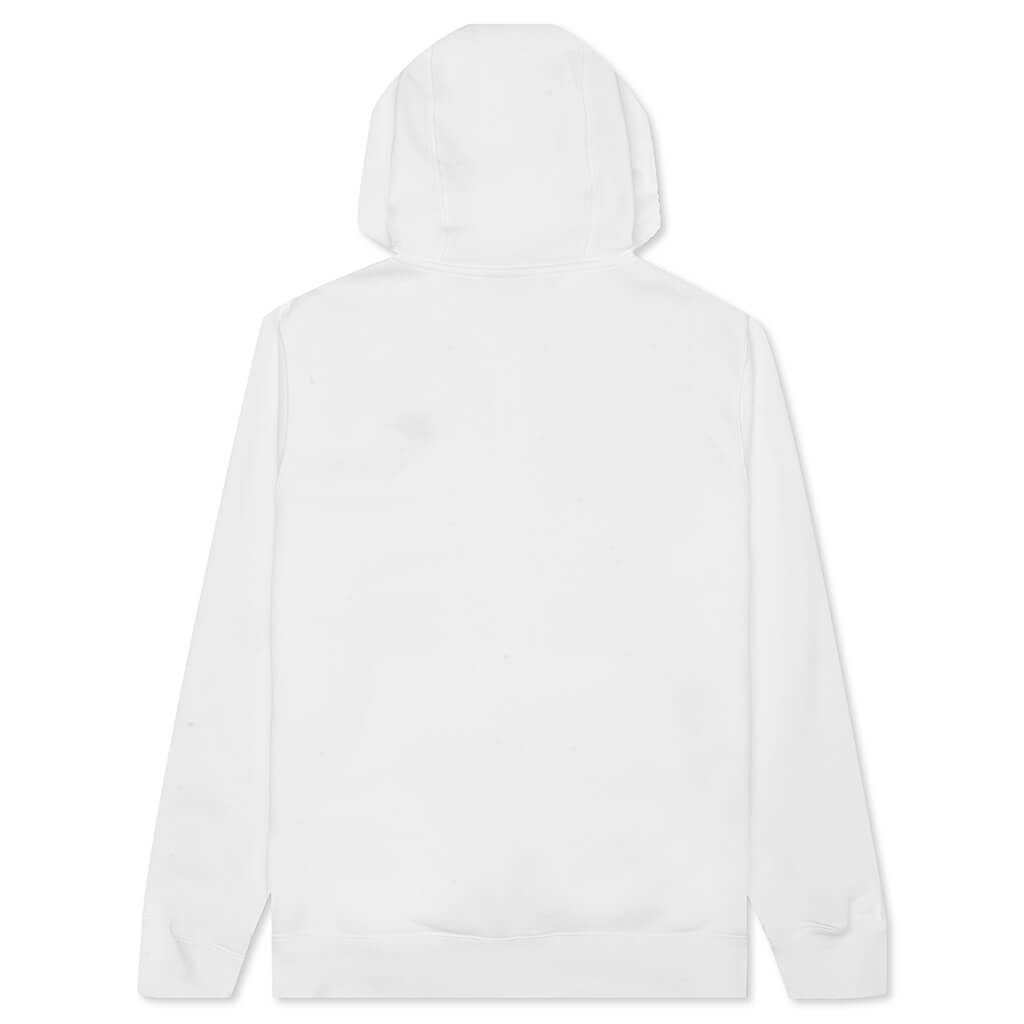 Sportswear Club Fleece Full Zip Hoodie - White/Black