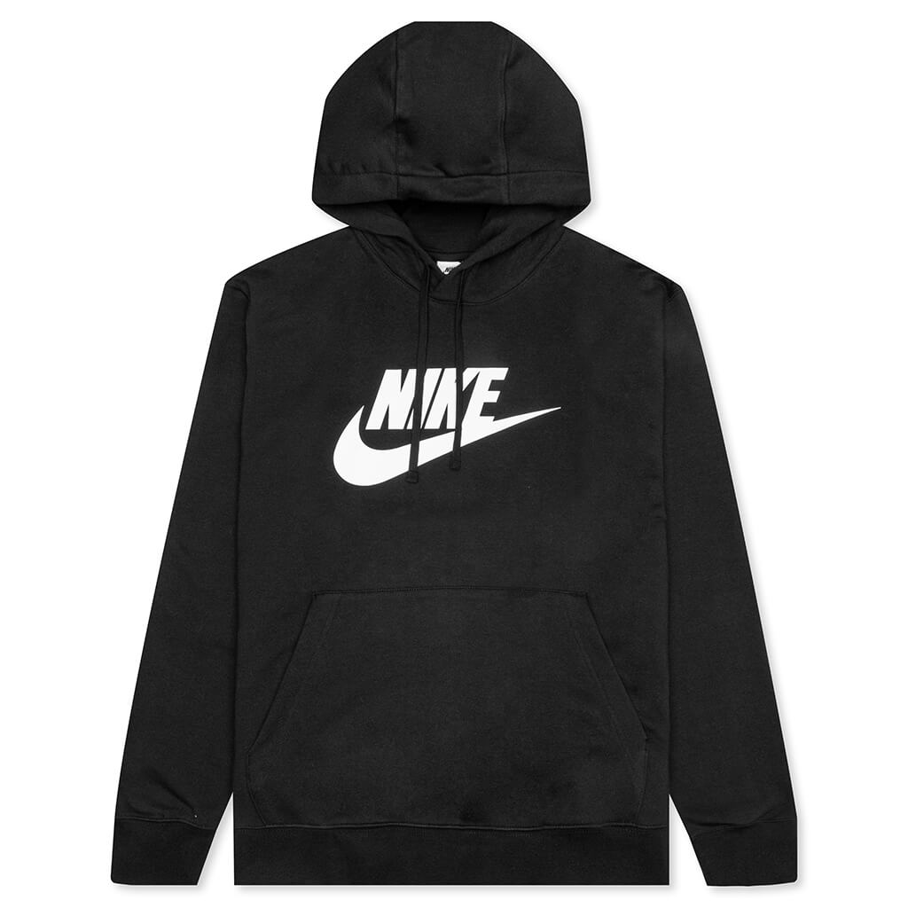 Sportswear Club Fleece Graphic Pullover Hoodie - Black/White