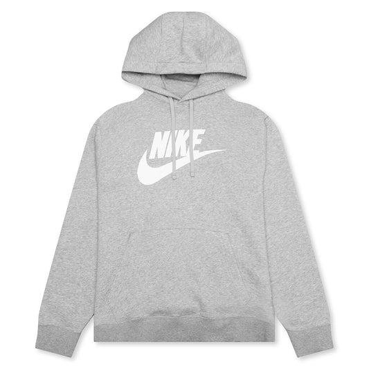 Sportswear Club Fleece Graphic Pullover Hoodie - Dark Grey Heather/Matte Silver