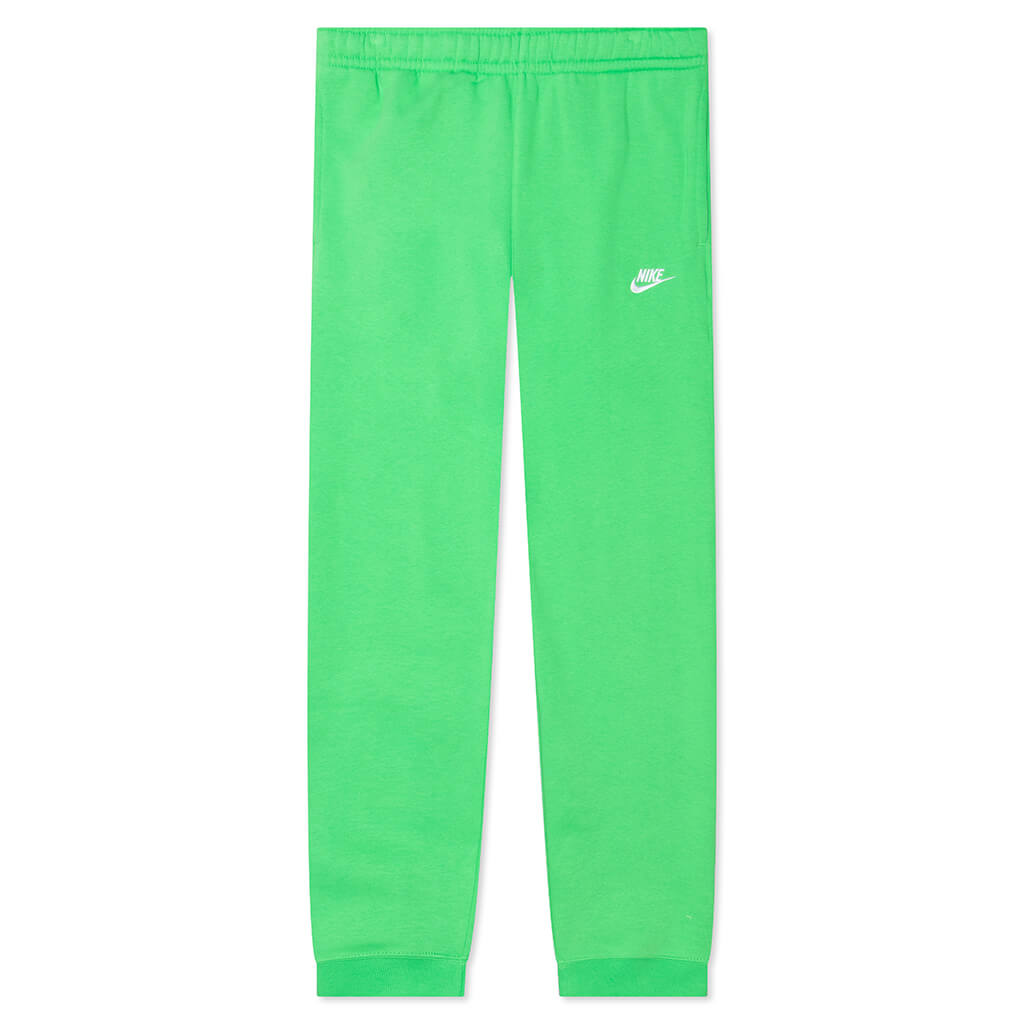 Sportswear Club Fleece Joggers - LT Green Spark/LT Green Spark/White
