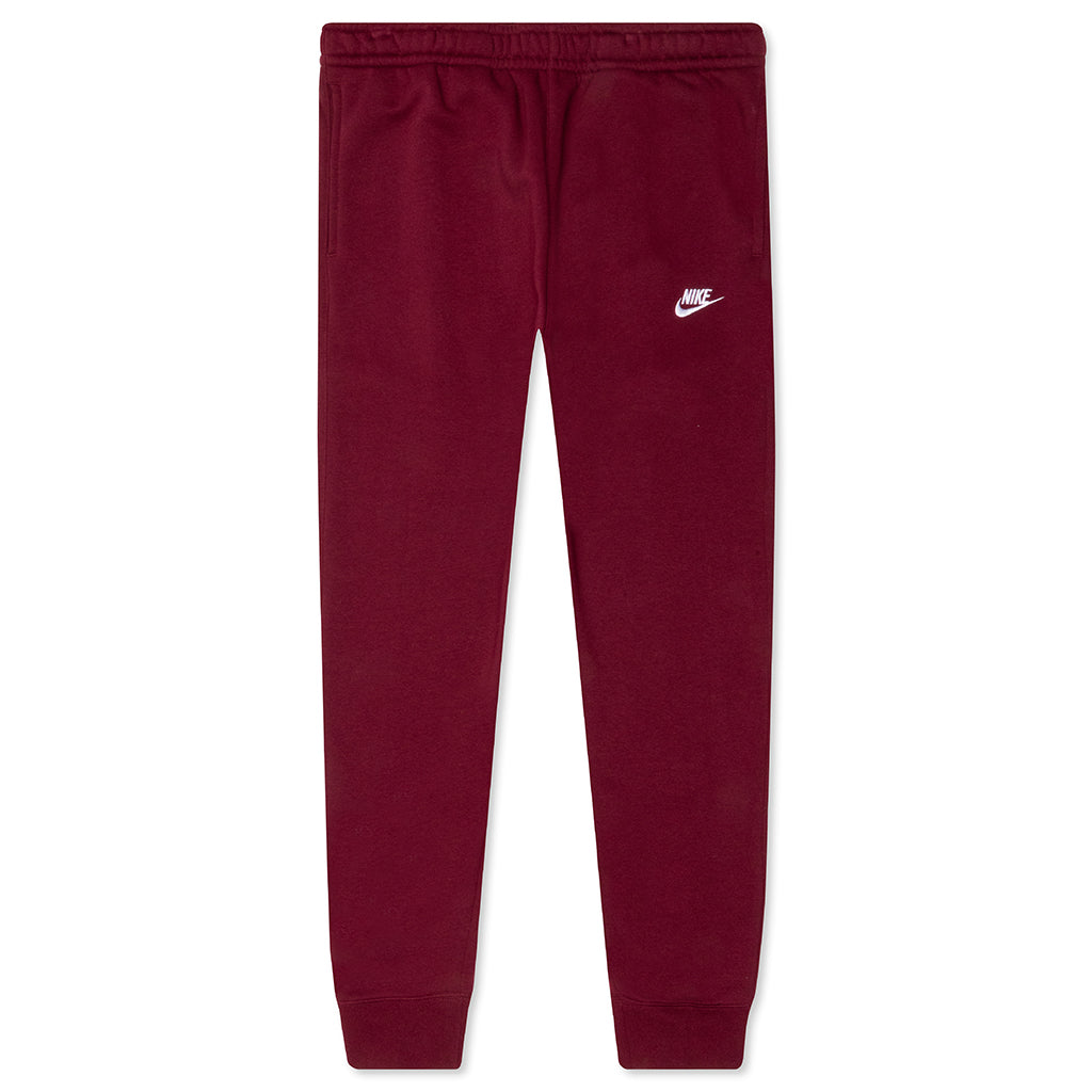 Sportswear Club Fleece Joggers - Dark Beetroot/White