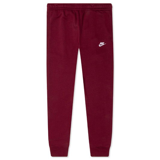 Sportswear Club Fleece Joggers - Dark Beetroot/White
