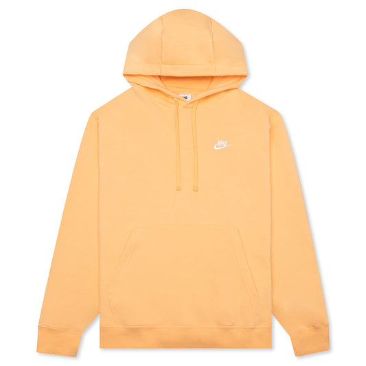 Sportswear Club Fleece Pullover Hoodie - Orange Chalk/Orange Chalk/White