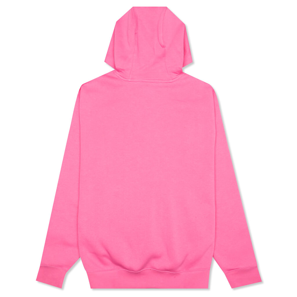 Sportswear Club Fleece Pullover Hoodie - Pinksicle/White