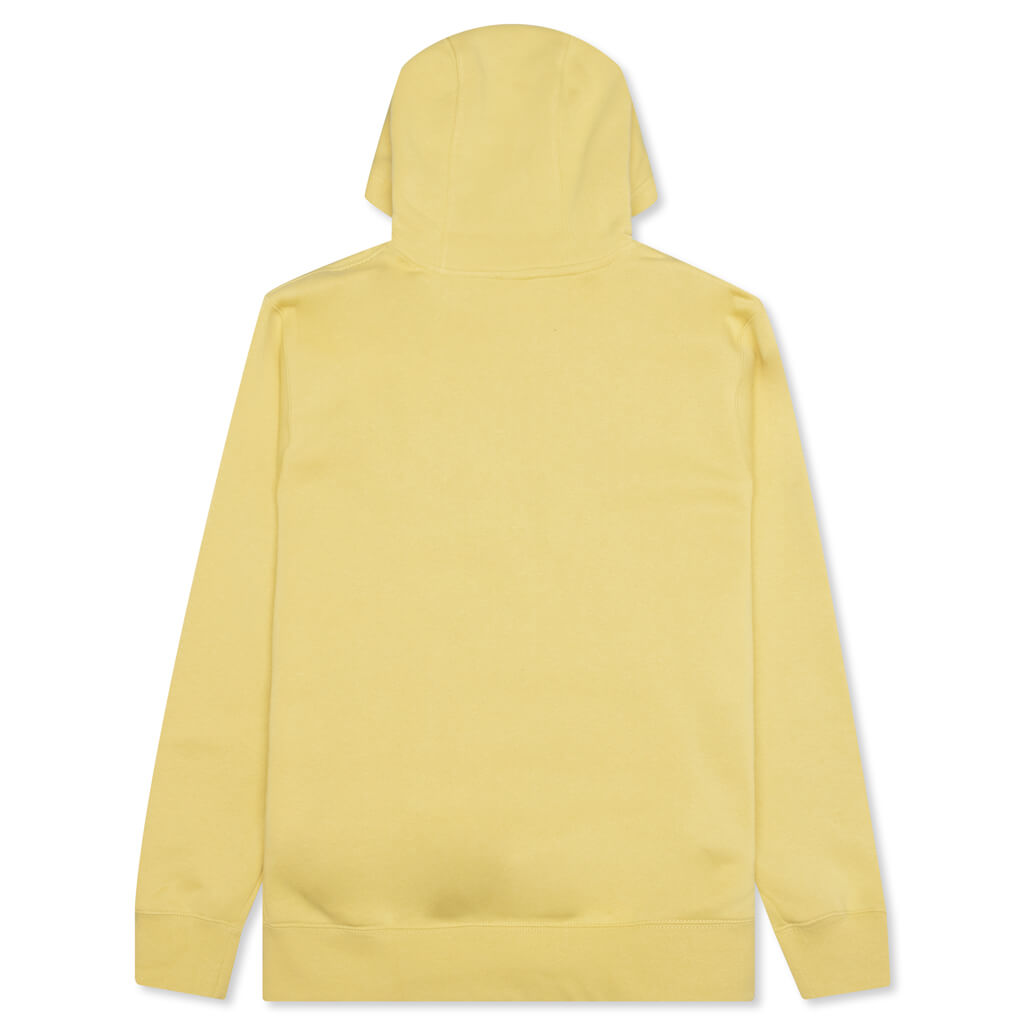 Sportswear Club Fleece Pullover Hoodie - Saturn Gold/White