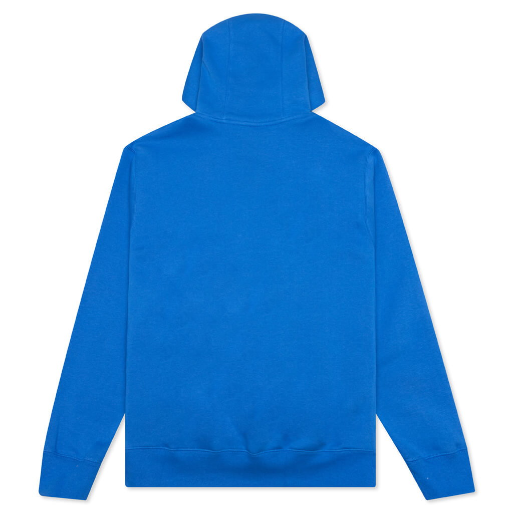 Sportswear Club Fleece Pullover Hoodie - Signal Blue/White
