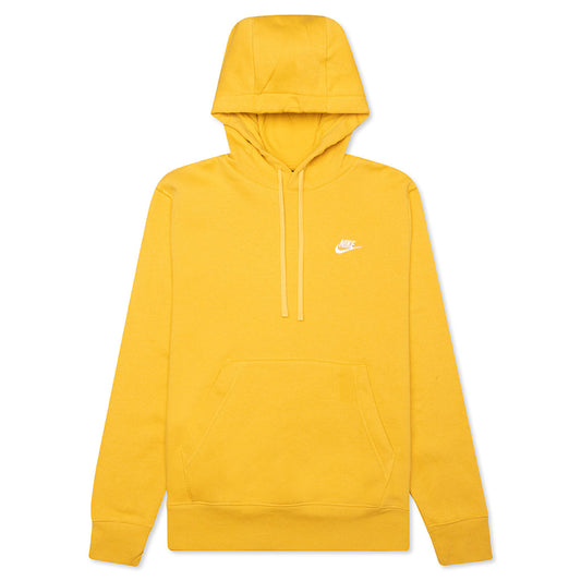 Sportswear Club Fleece Pullover Hoodie - Solar Flare/White