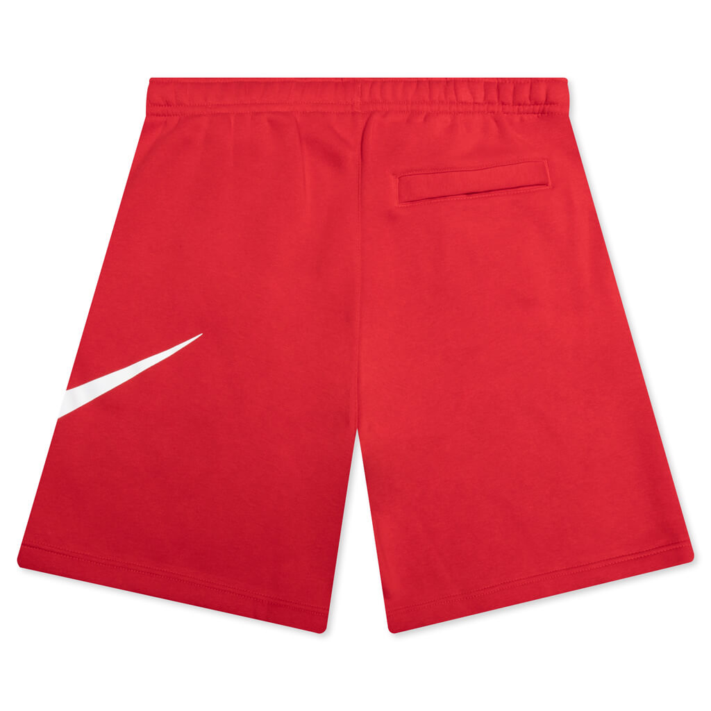 Sportswear Club Graphic Shorts - University Red/White