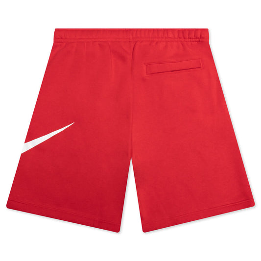 Sportswear Club Graphic Shorts - University Red/White