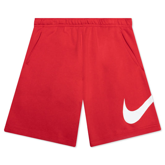 Sportswear Club Graphic Shorts - University Red/White