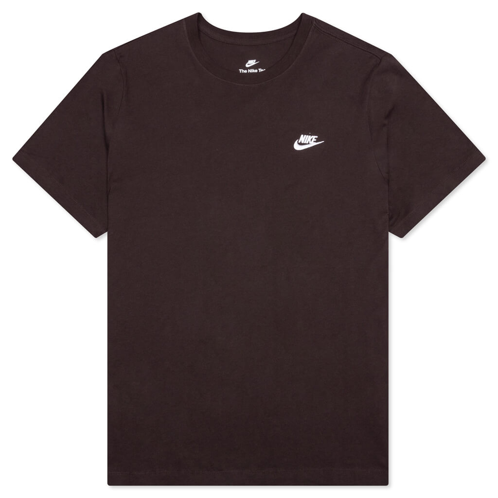 Sportswear Club T-Shirt - Brown Basalt/White
