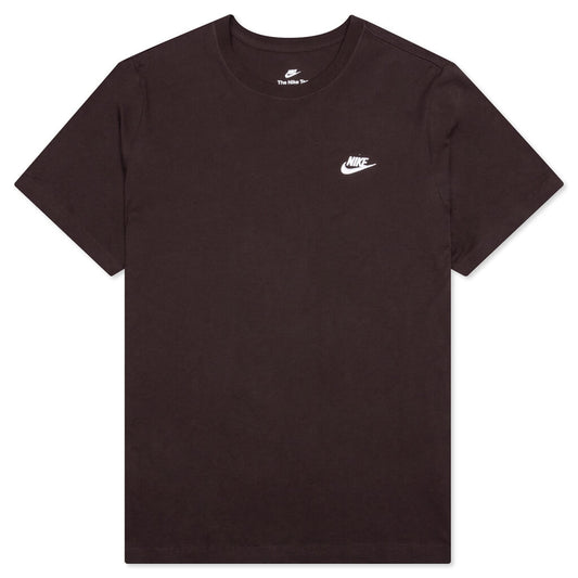 Sportswear Club T-Shirt - Brown Basalt/White