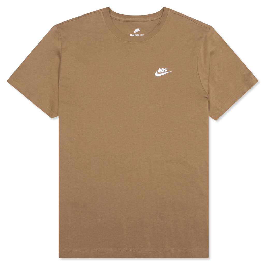 Sportswear Club T-Shirt - DK Driftwood/White