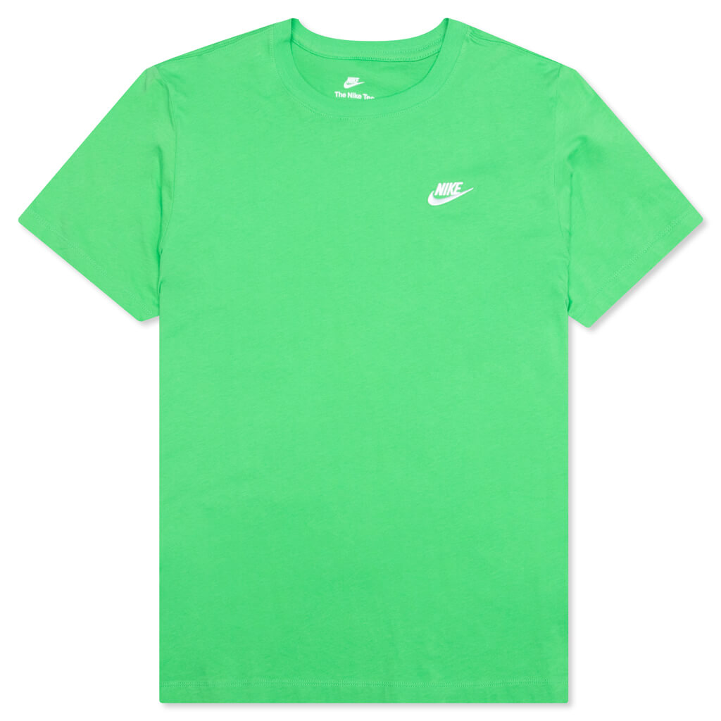 Sportswear Club T-Shirt - LT Green Spark/White