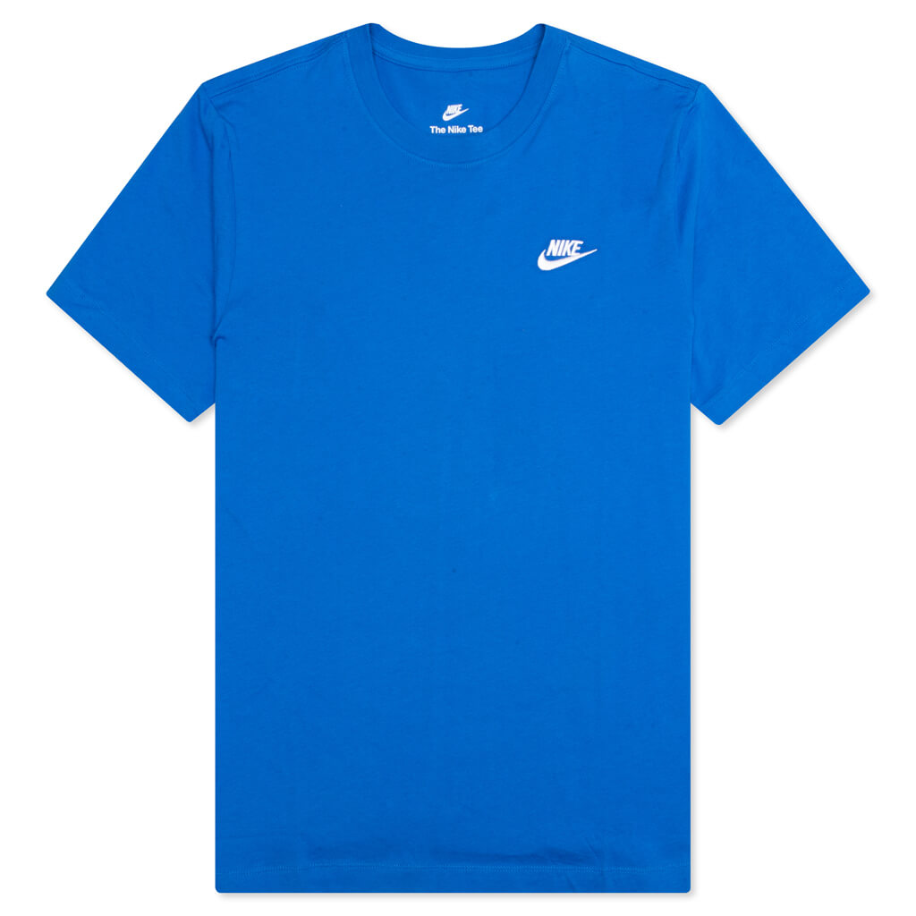 Sportswear Club T-Shirt - Signal Blue/White