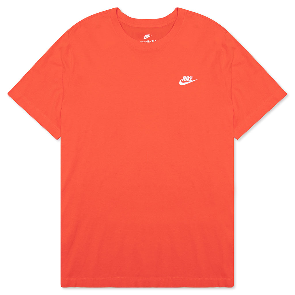 Sportswear Club T-Shirt - Team Orange/White