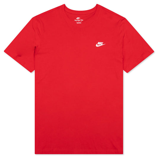 Sportswear Club T-Shirt - University Red/White