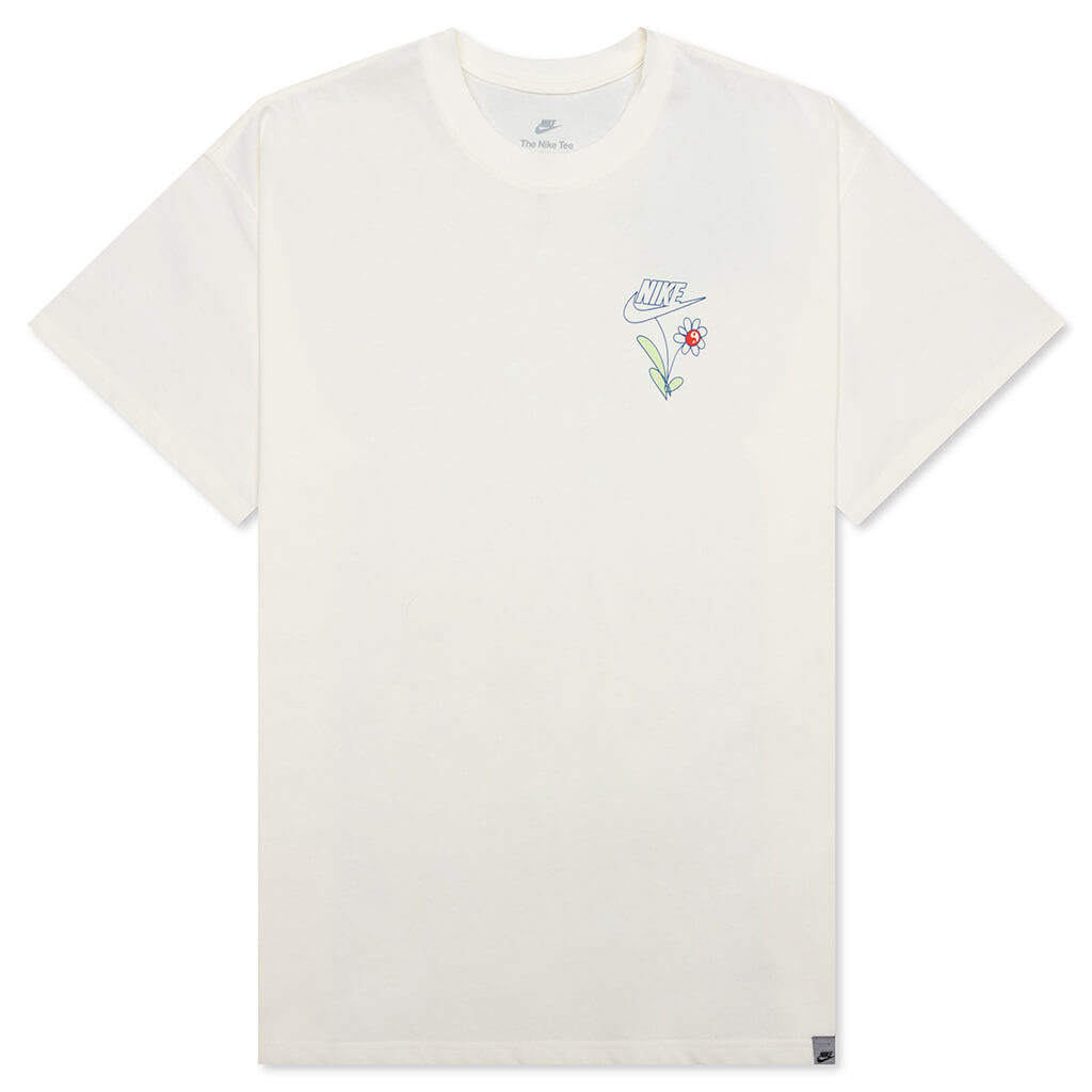 Sportswear T-Shirt - Pure/Signal Blue/Lime Ice