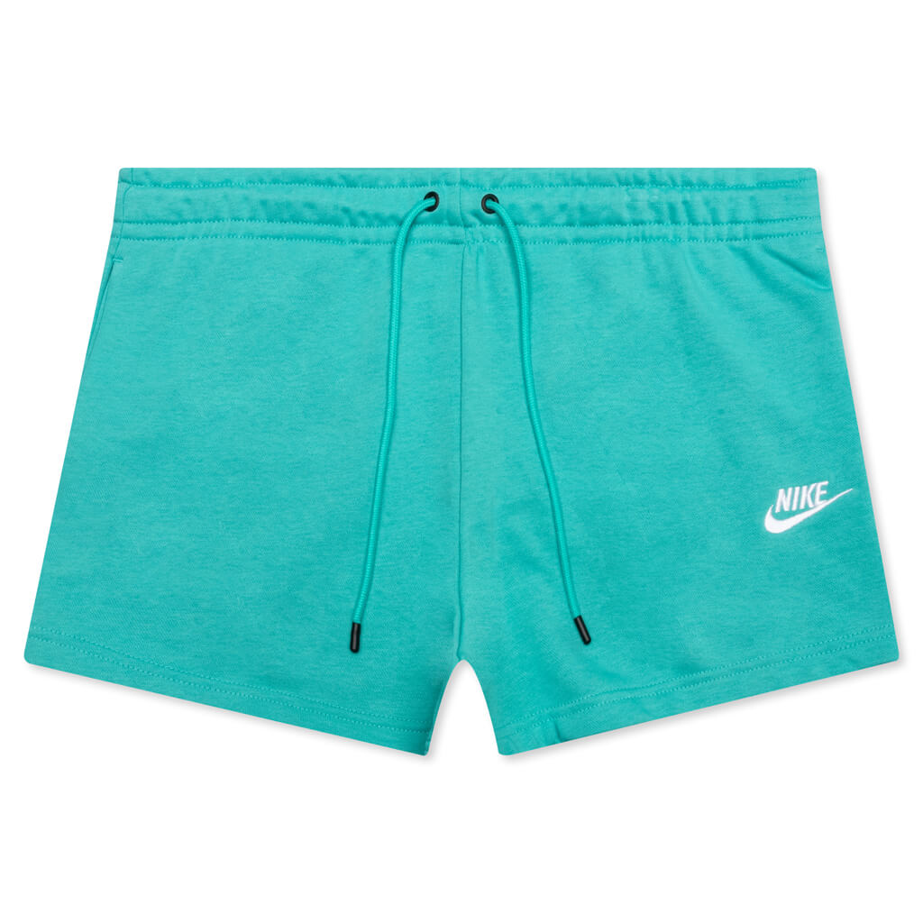 Sportswear Women's Essential French Terry Shorts - Washed Teal/White