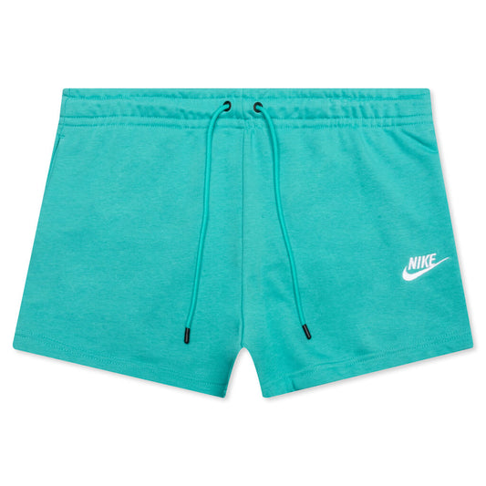 Sportswear Women's Essential French Terry Shorts - Washed Teal/White