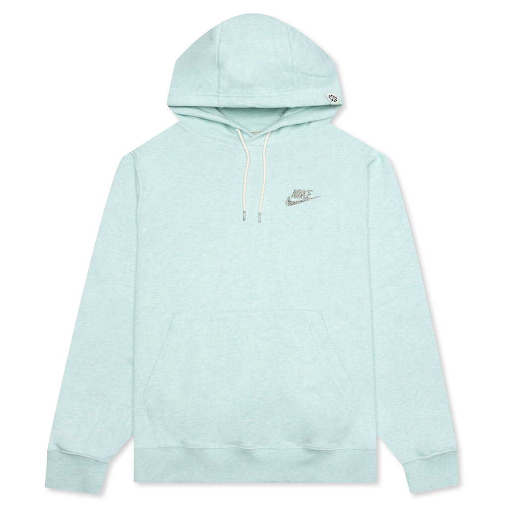 Sportswear Fleece Pullover Hoodie - Mint Foam/White