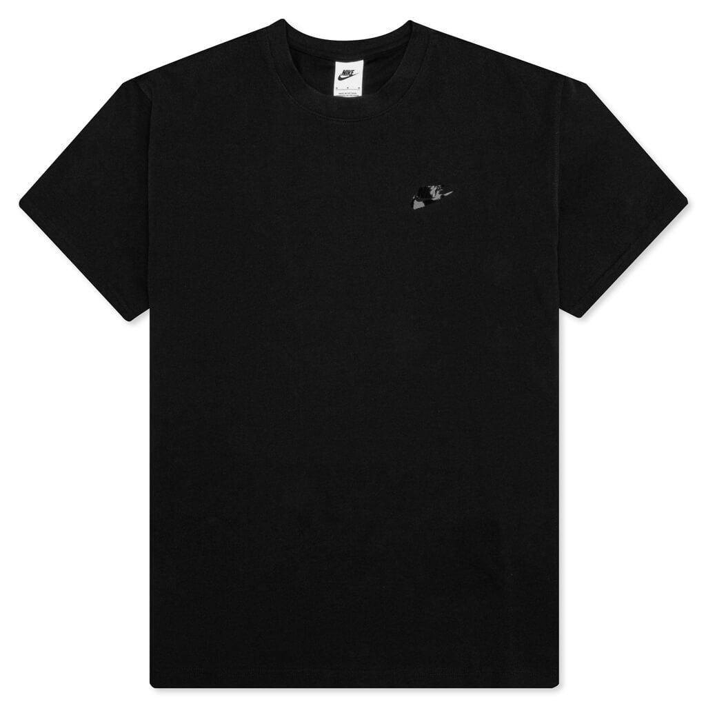 Sportswear Lightweight Knit Short Sleeve Top - Black