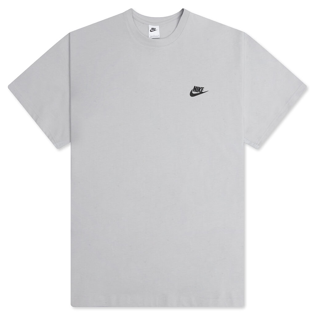 Sportswear Lightweight Knit Short Sleeve Top - Grey Fog/Black
