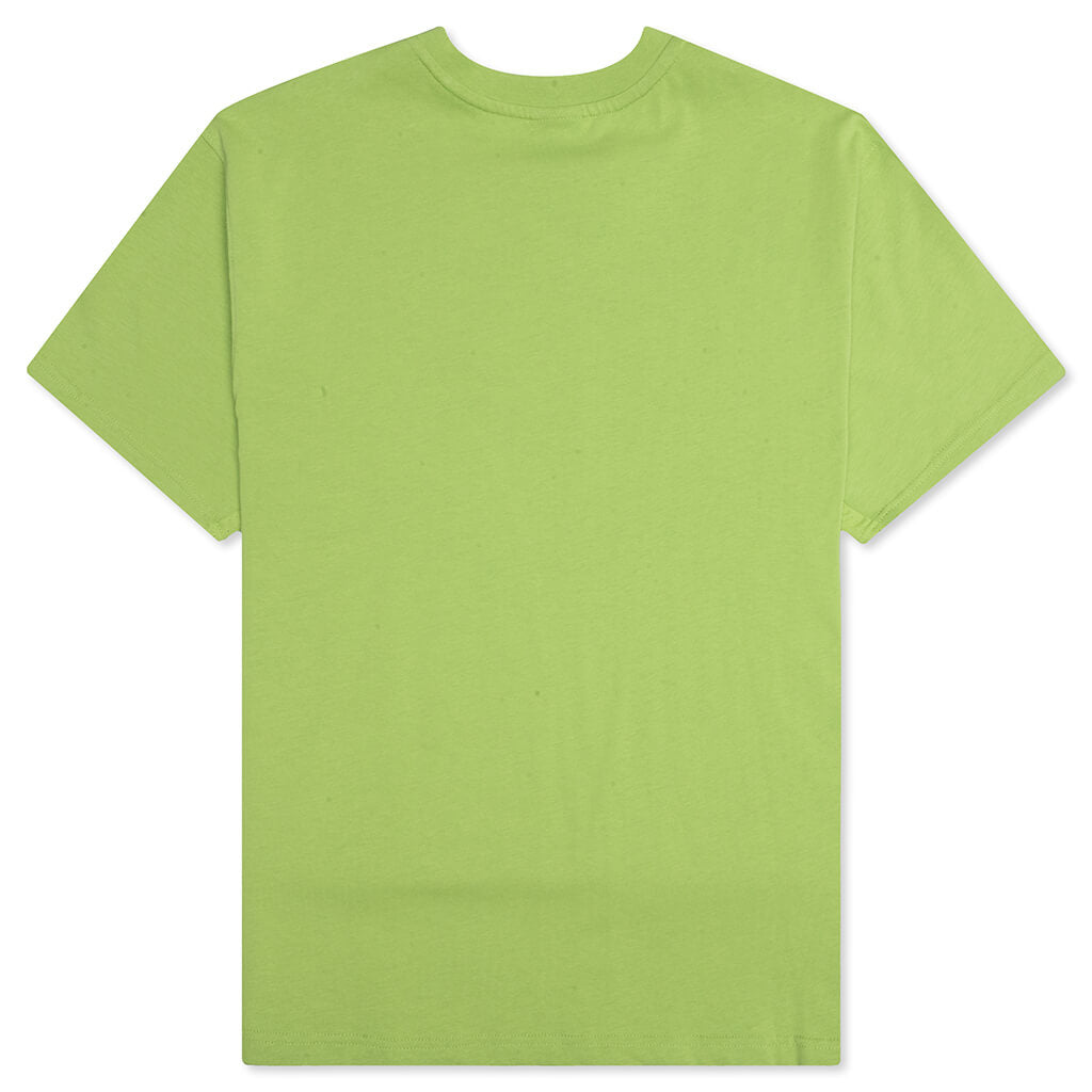 Sportswear Lightweight Knit Short Sleeve Top - Vivid Green/Black