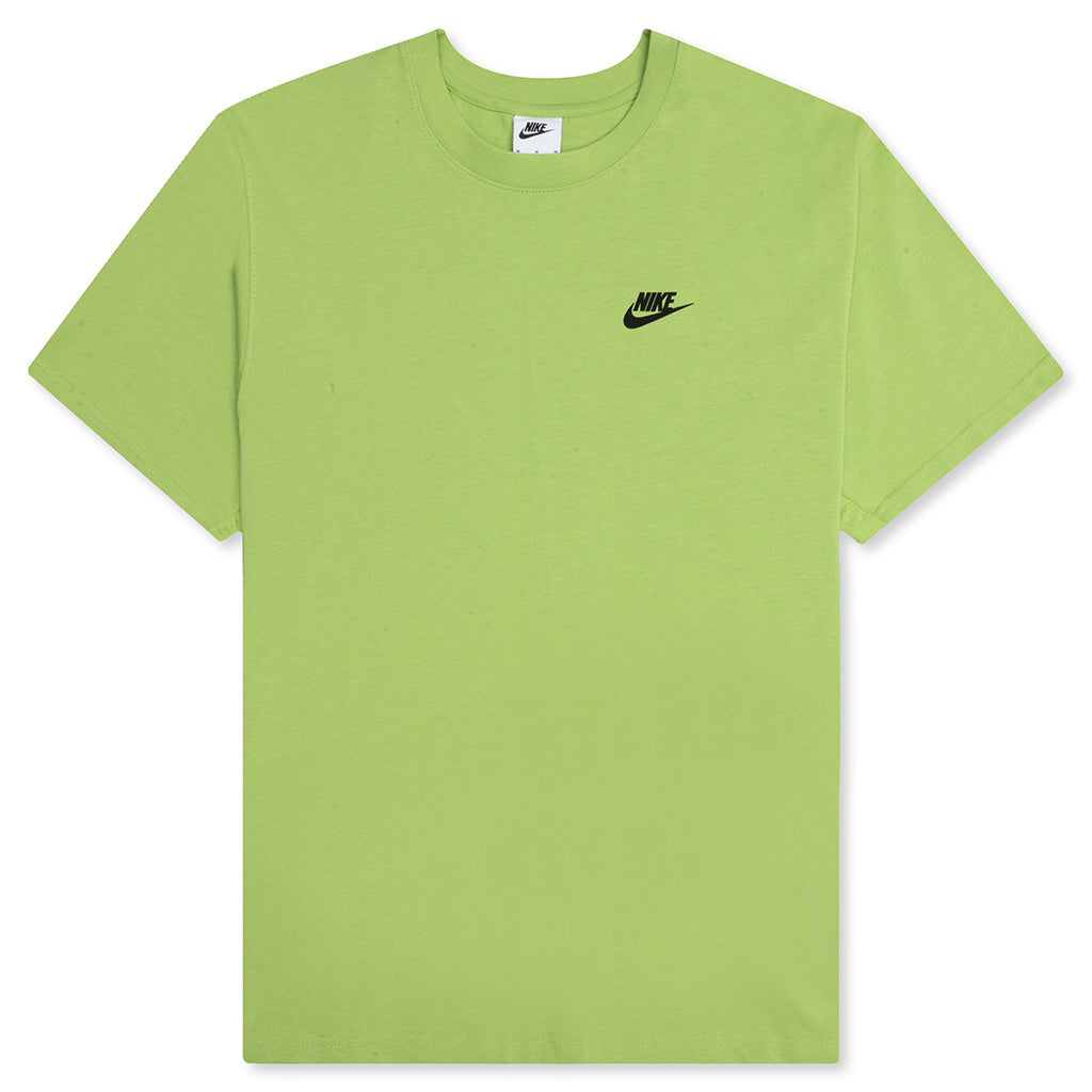 Sportswear Lightweight Knit Short Sleeve Top - Vivid Green/Black