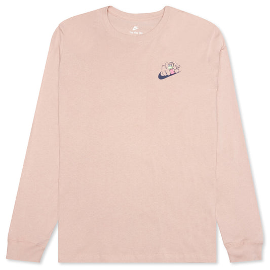 Sportswear Day Black Light L/S T-Shirt - Pink Oxford