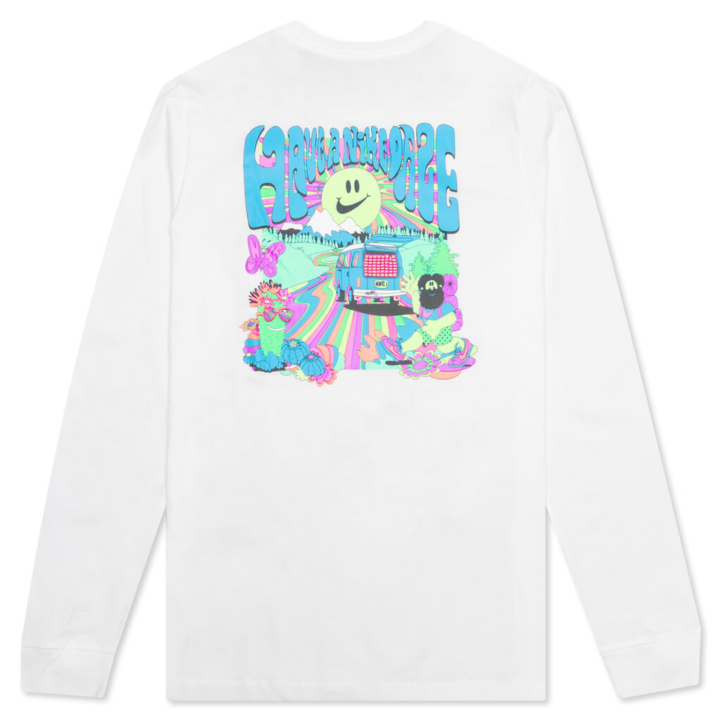 Sportswear Day Black Light L/S T-Shirt - White