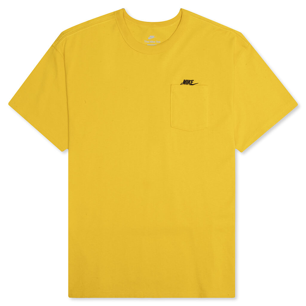 Sportswear Premium Essentials Pocket T-Shirt - Vivid Sulfur/Black