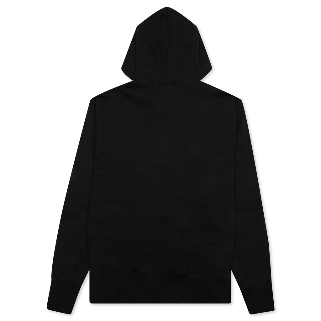 Sportswear Pullover French Terry Hoodie - Black/Off Noir