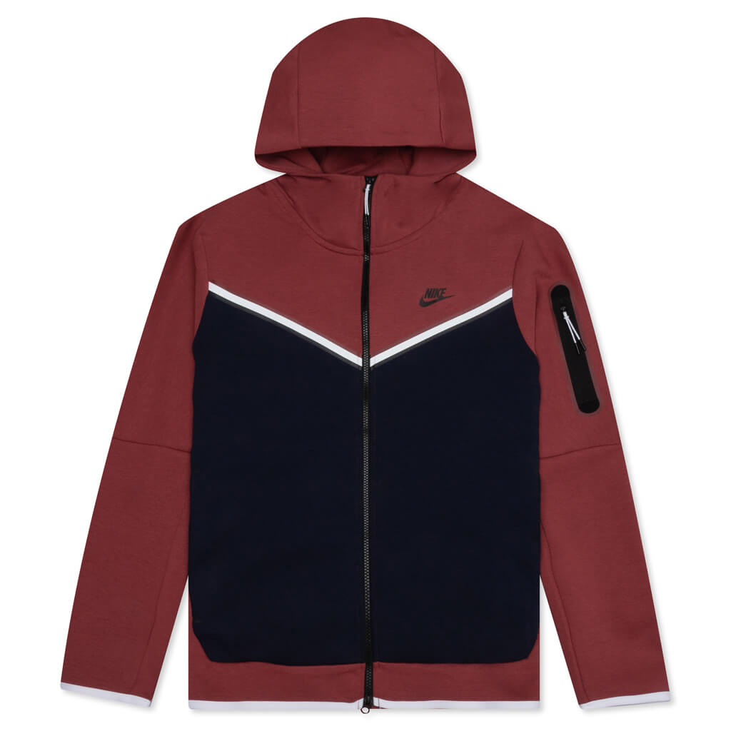 Sportswear Tech Fleece Full-Zip Hoodie - Cedar/Obsidian/Black