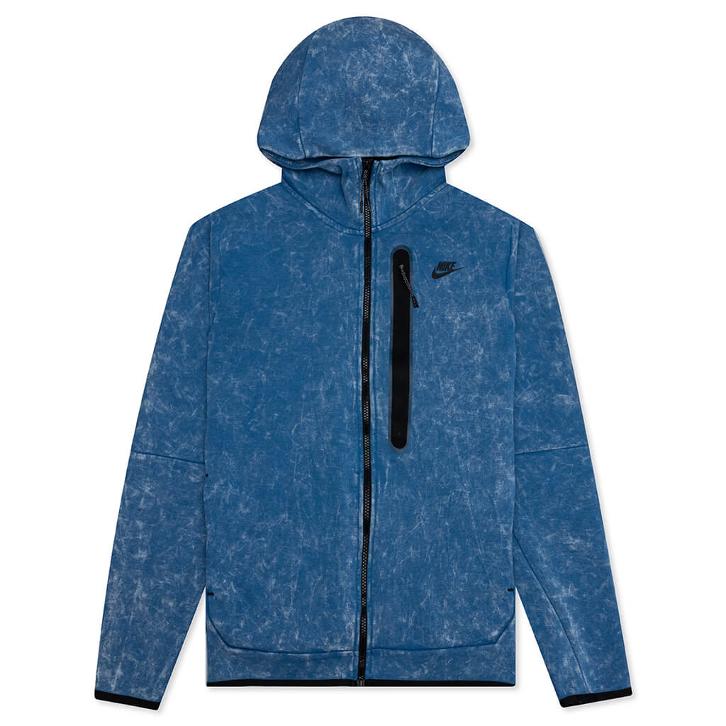 Sportswear Tech Fleece Full-Zip Hoodie - Dark Marina Blue/Black
