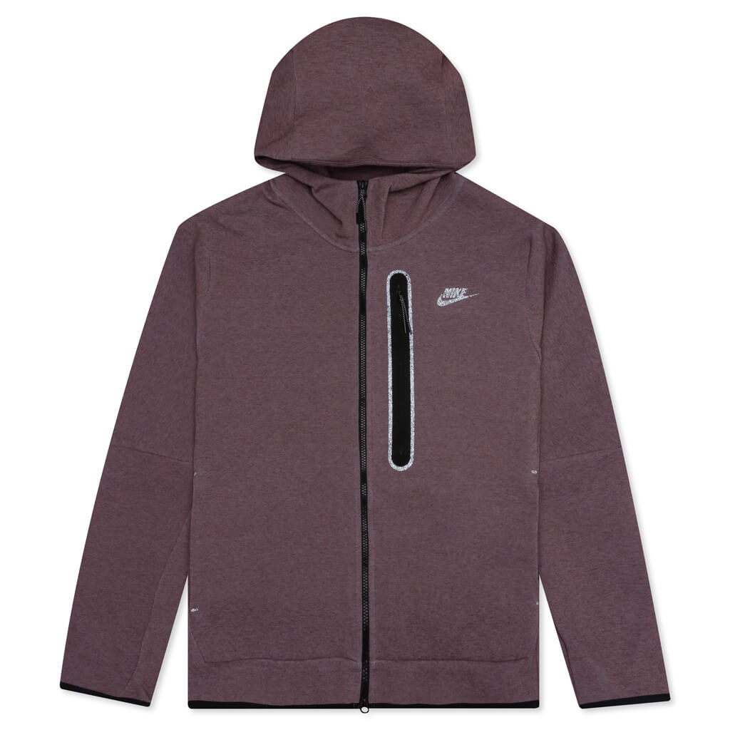 Sportswear Tech Fleece Full-Zip Hoodie - Dark Wine/Heather