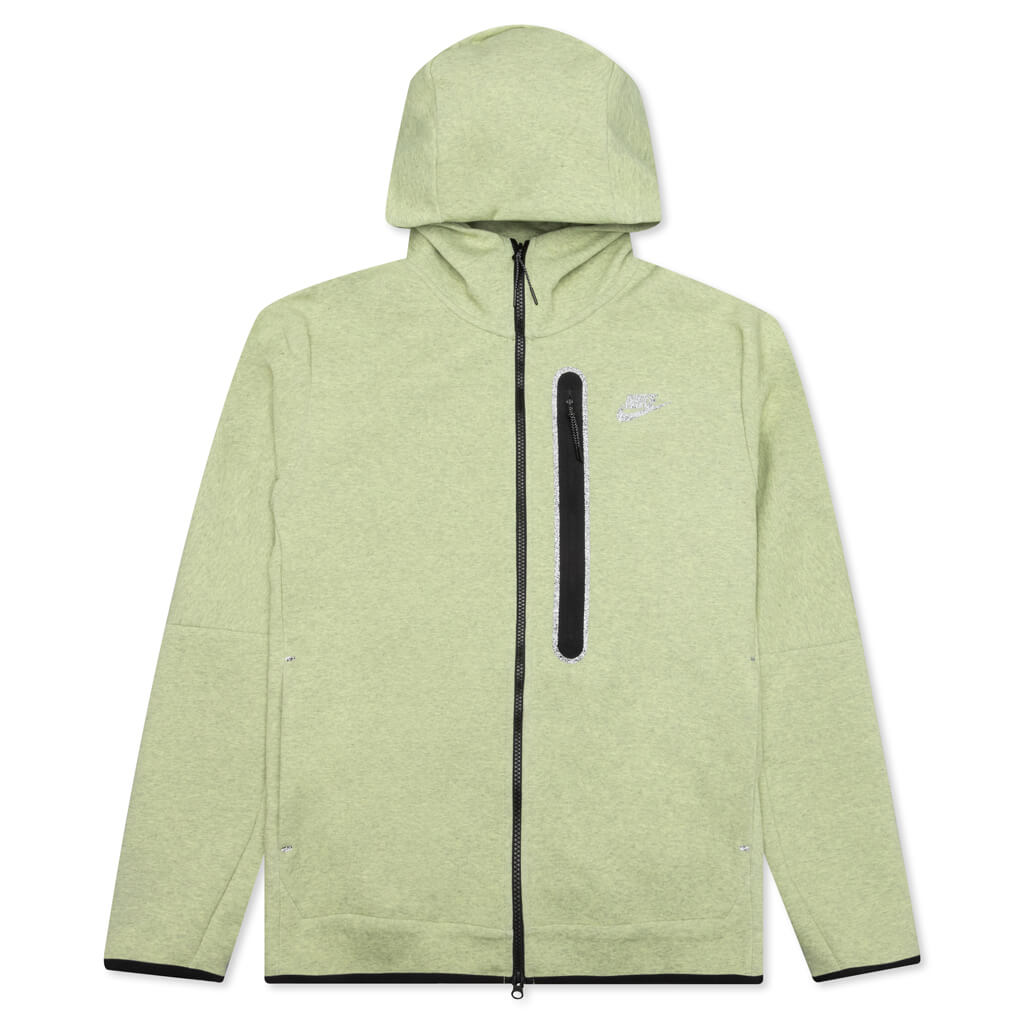 Sportswear Tech Fleece Full Zip Up Hoodie - Lime Ice/Heather