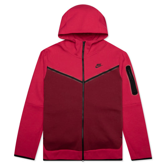 Sportswear Tech Fleece Full-Zip Hoodie - Very Berry/Pomegranate/Black