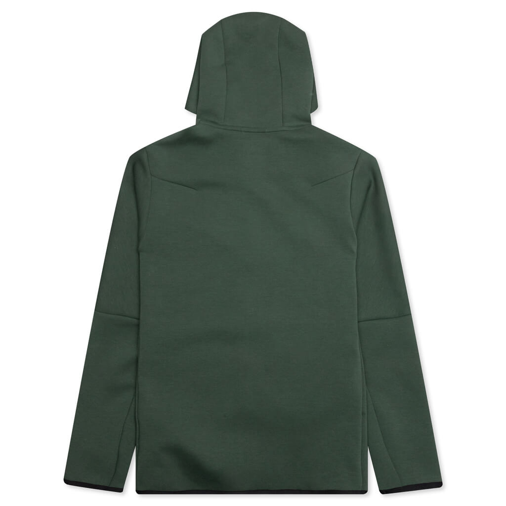 Sportswear Tech Fleece Full Zip Up Hoodie - Galactic Jade/Light Liquid Lime
