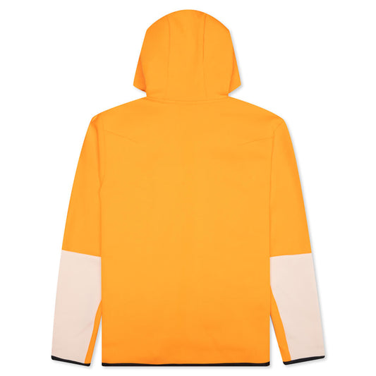 Sportswear Tech Fleece Full Zip Up Hoodie - Kumquat/Sanddrift