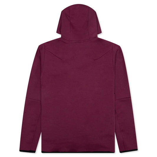 Sportswear Tech Fleece Full Zip Up Hoodie - Rosewood/Black