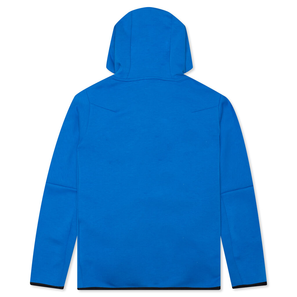 Sportswear Tech Fleece Full Zip Up Hoodie - Signal Blue/Black