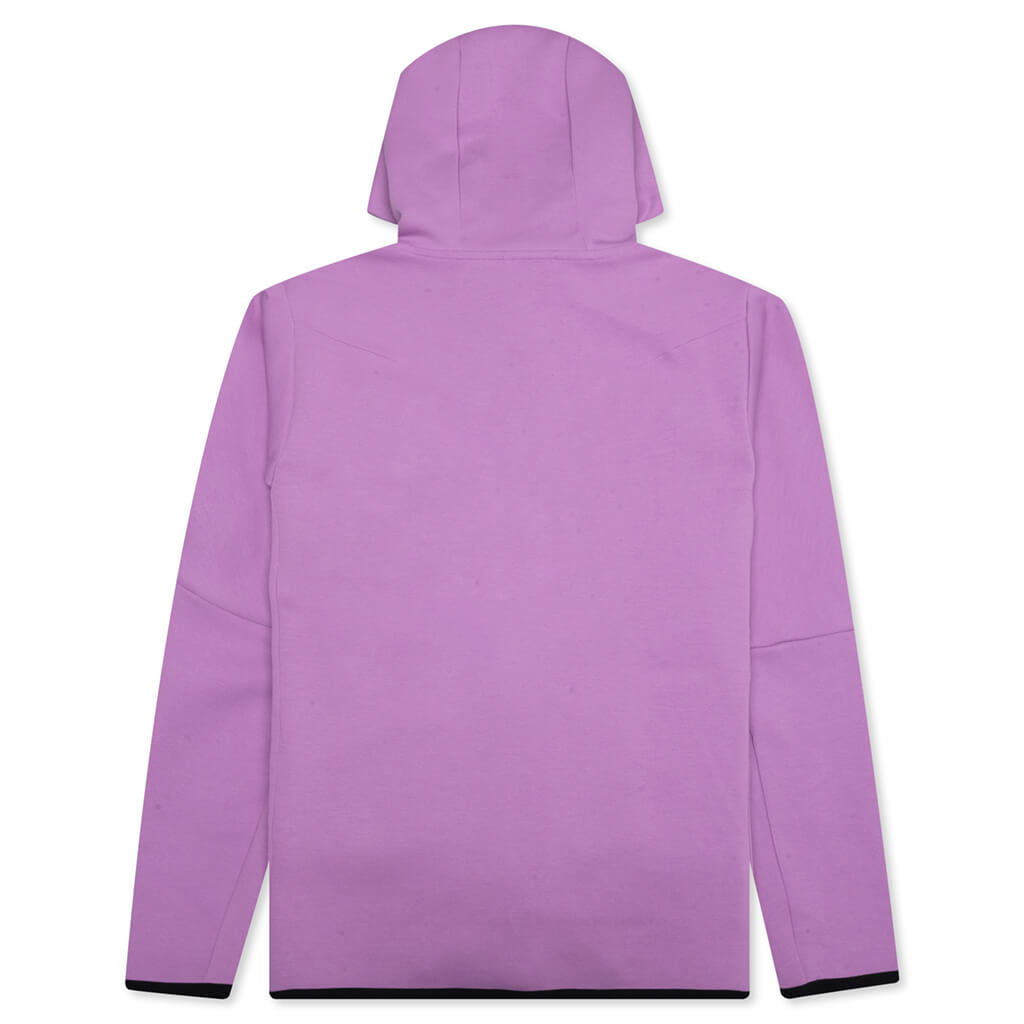 Sportswear Tech Fleece Full Zip Up Hoodie - Violet Shock/Black